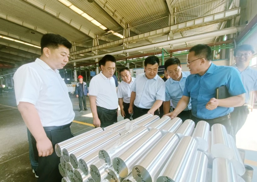 临沂市发改委副主任高强带队到费县调研金属镁产业发展情况